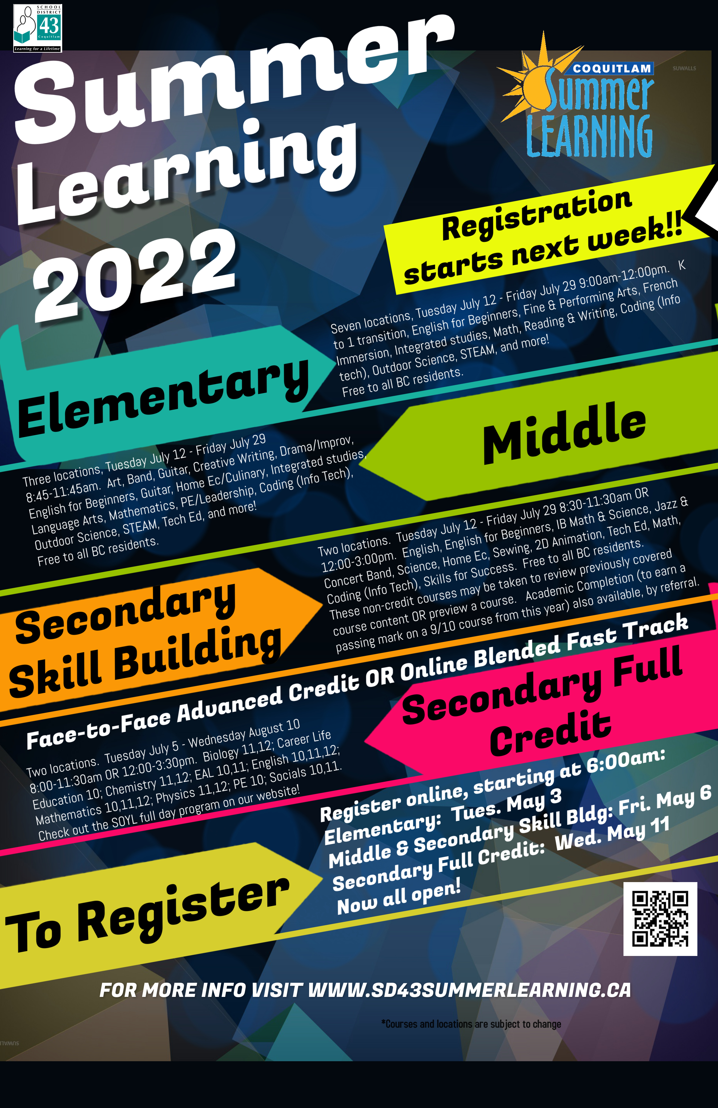 Summer Learning Poster 2022